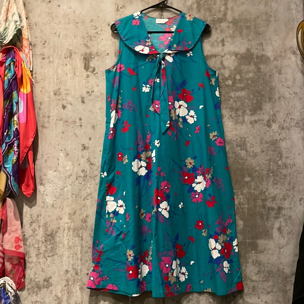 Tropical floral dress